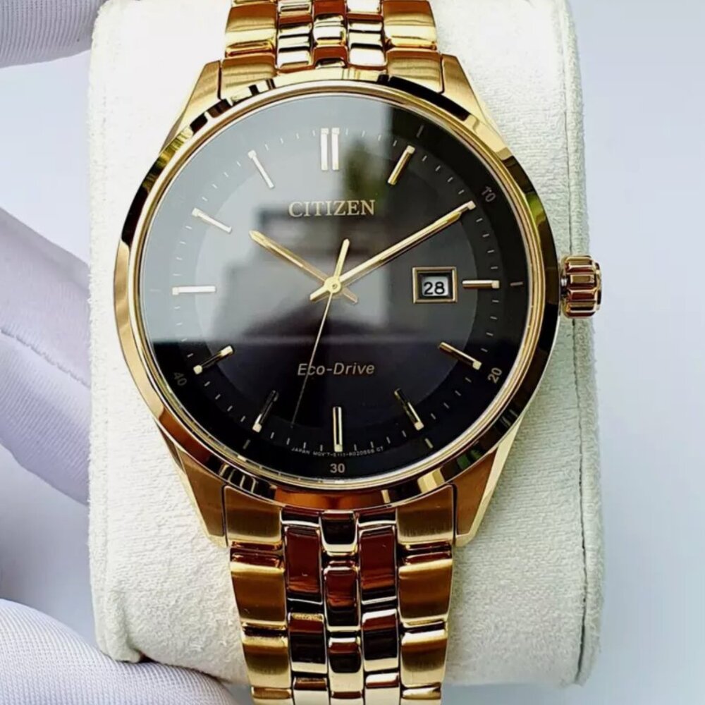 Citizen Gold Men's Black Dial 41mm Watch